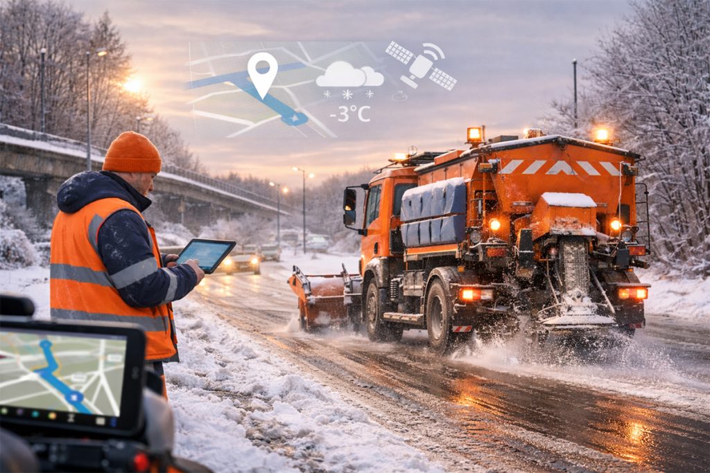 Digitaler Winterdienst NRW mit GPS-gestützter Einsatzplanung